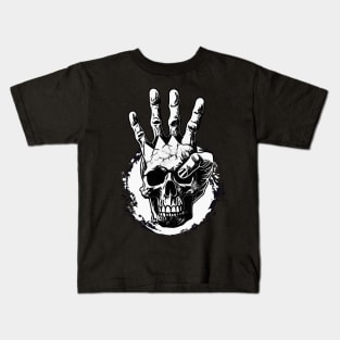 Skull Hand Rise Kids T-Shirt